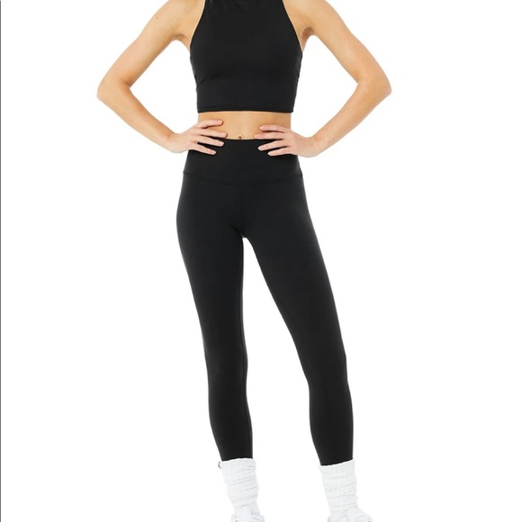 Alo Yoga Movement Bra in Black - Picture 3 of 3